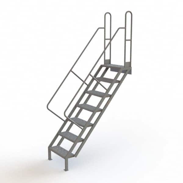 TRI-ARC - Rolling & Wall Mounted Ladders & Platforms Type: Stairway Slope Ladder Style: Stair Unit - Exact Tooling