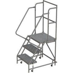 TRI-ARC - Rolling & Wall Mounted Ladders & Platforms Type: Rolling Warehouse Ladder Style: Rolling Platform Ladder - Exact Tooling