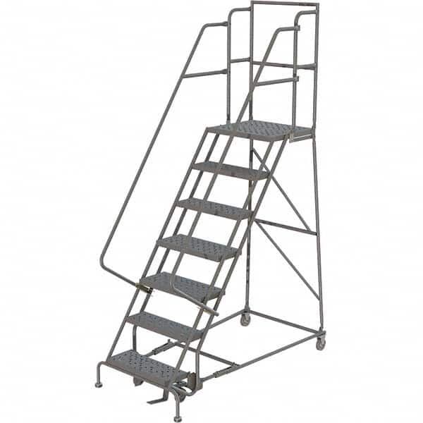 TRI-ARC - Rolling & Wall Mounted Ladders & Platforms Type: Rolling Warehouse Ladder Style: Rolling Platform Ladder - Exact Tooling
