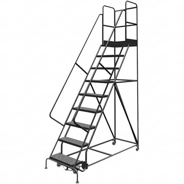 TRI-ARC - Rolling & Wall Mounted Ladders & Platforms Type: Rolling Warehouse Ladder Style: Rolling Platform Ladder - Exact Tooling