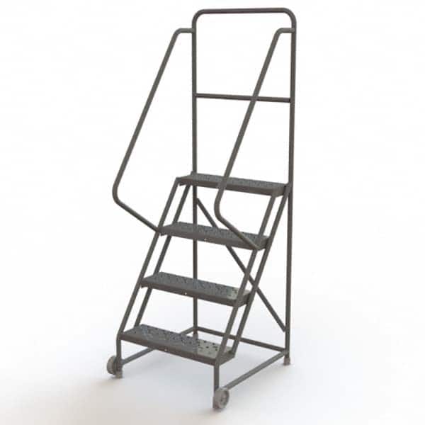 TRI-ARC - Rolling & Wall Mounted Ladders & Platforms Type: TiltNRoll Rolling Ladder Style: Tilt & Roll Safety Ladder - Exact Tooling