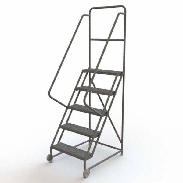 TRI-ARC - Rolling & Wall Mounted Ladders & Platforms Type: TiltNRoll Rolling Ladder Style: Tilt & Roll Safety Ladder - Exact Tooling