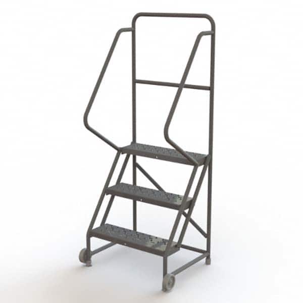 TRI-ARC - Rolling & Wall Mounted Ladders & Platforms Type: TiltNRoll Rolling Ladder Style: Tilt & Roll Safety Ladder - Exact Tooling
