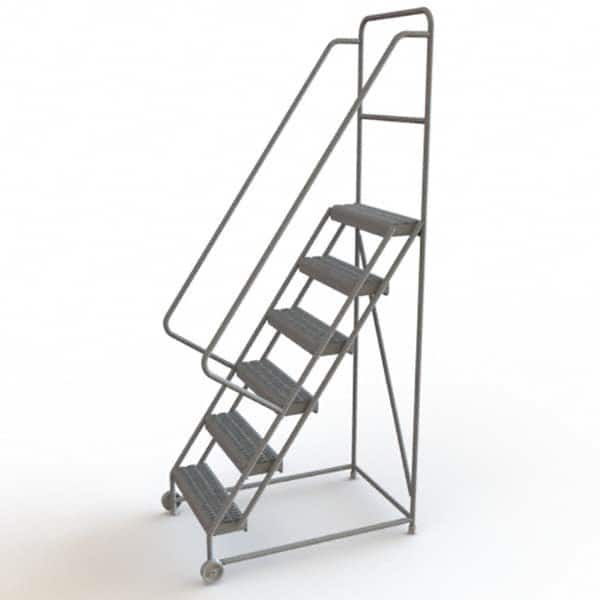TRI-ARC - Rolling & Wall Mounted Ladders & Platforms Type: TiltNRoll Rolling Ladder Style: Tilt & Roll Safety Ladder - Exact Tooling