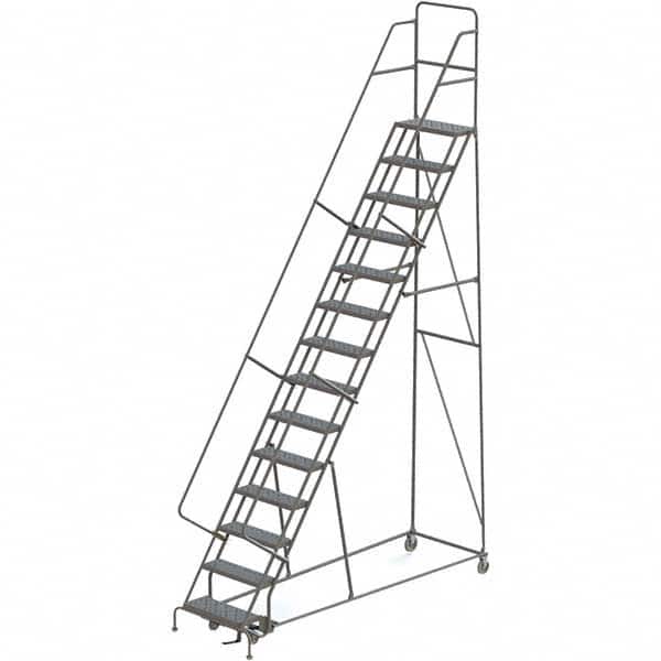 TRI-ARC - Rolling & Wall Mounted Ladders & Platforms Type: Rolling Warehouse Ladder Style: Rolling Platform Ladder - Exact Tooling