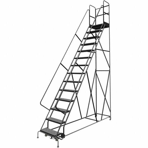 TRI-ARC - Rolling & Wall Mounted Ladders & Platforms Type: Rolling Warehouse Ladder Style: Rolling Platform Ladder - Exact Tooling