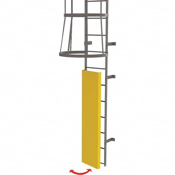 TRI-ARC - Ladder Accessories Type: Door For Use With: Tri-Arc Fixed Yellow Steel Ladders - Exact Tooling