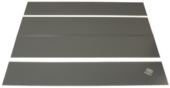 48 x 24 x 85" - Steel Panel Kit for UltraCap Shelving Starter Unit (Gray) - Exact Tooling