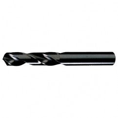 #22 RHS / RHC HSS 135 Degree Split Point Heavy Duty Screw Machine Drill - Steam Oxide - Exact Tooling