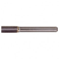 SB-3 Standard Cut Solid Carbide Bur-Cylindrical with End Cut - Exact Tooling
