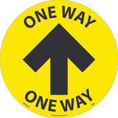 NMC - "One Way" Adhesive-Backed Floor Sign - Exact Tooling