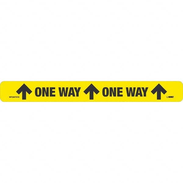 NMC - "One Way" Adhesive-Backed Floor Sign - Exact Tooling