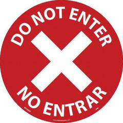 NMC - "Do Not Enter" Adhesive-Backed Floor Sign - Exact Tooling