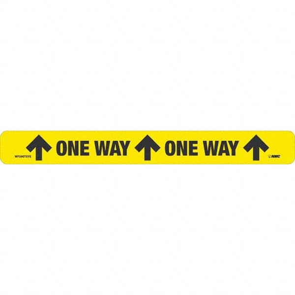 NMC - "One Way" Adhesive-Backed Floor Sign - Exact Tooling