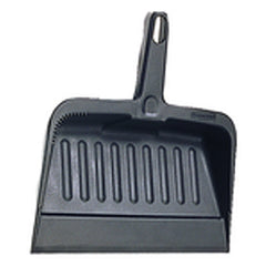 Heavy-Duty Dust Pan - Plastic construction. 8 1/4″ W × 12 1/4″ L × 2 5/8″ D - Exact Tooling