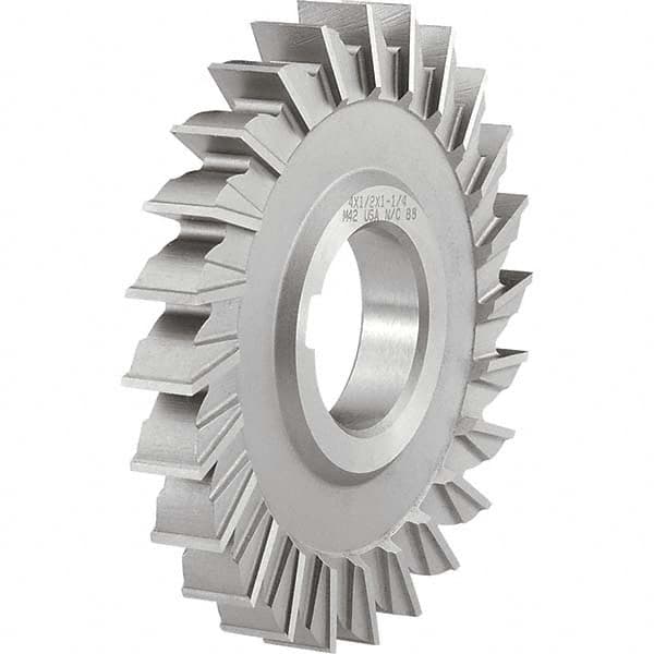 Keo - 10" Diam x 15/16" Face Width Straight Tooth Side Milling Cutter - Exact Tooling