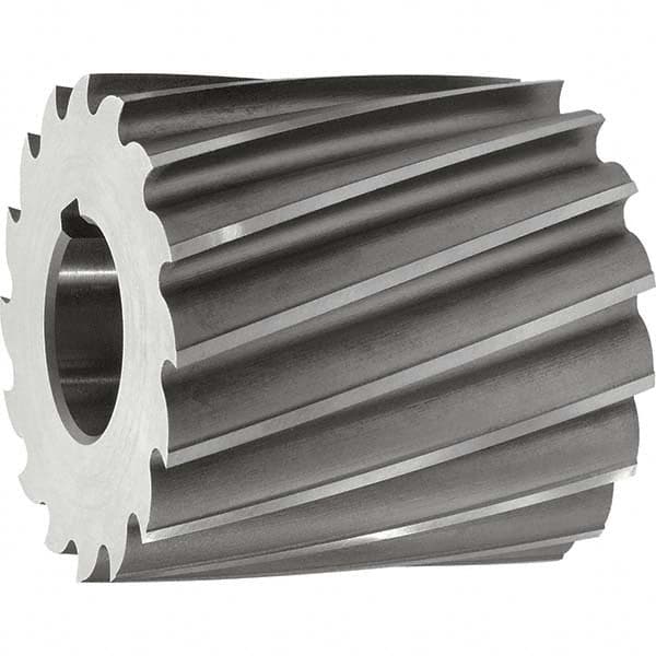 Keo - 3" Cut Diam x 2" Cut Width High Speed Steel Plain Milling Cutter - Exact Tooling