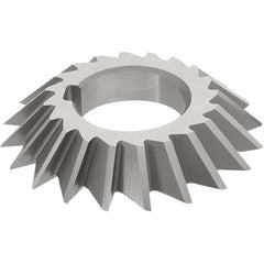 Keo - 6 x 1-1/4" 45° 28-Tooth High Speed Steel Single-Angle Cutter - Exact Tooling