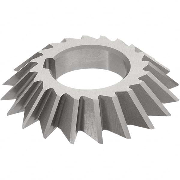 Keo - 6 x 1" 45° 28-Tooth High Speed Steel Single-Angle Cutter - Exact Tooling