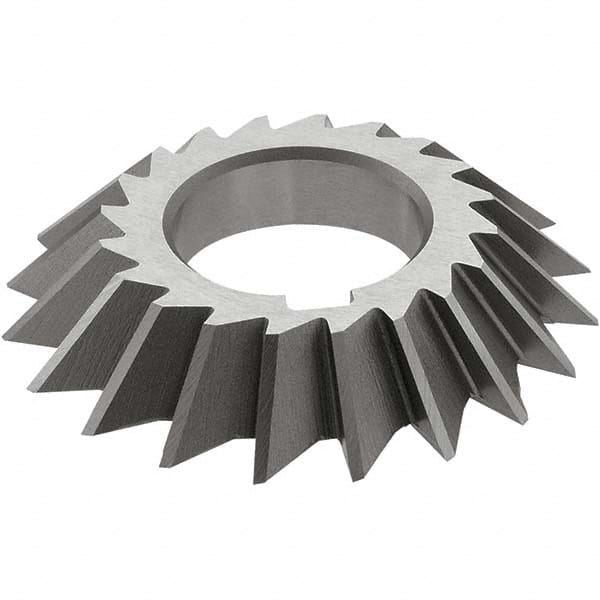 Keo - 5 x 3/4" 60° 24-Tooth High Speed Steel Single-Angle Cutter - Exact Tooling