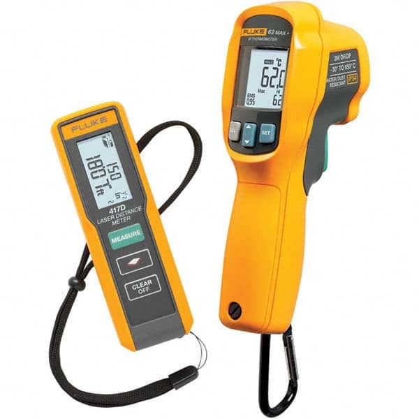 Fluke - Laser & Ultrasonic Distance Finders Type: Laser Maximum Distance (Meters): 40.00 - Exact Tooling