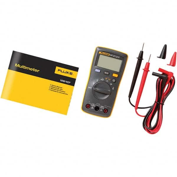 Fluke - Multimeters Multimeter Type: Digital Measures: Capacitance; Diode Test; Resistance; Voltage - Exact Tooling