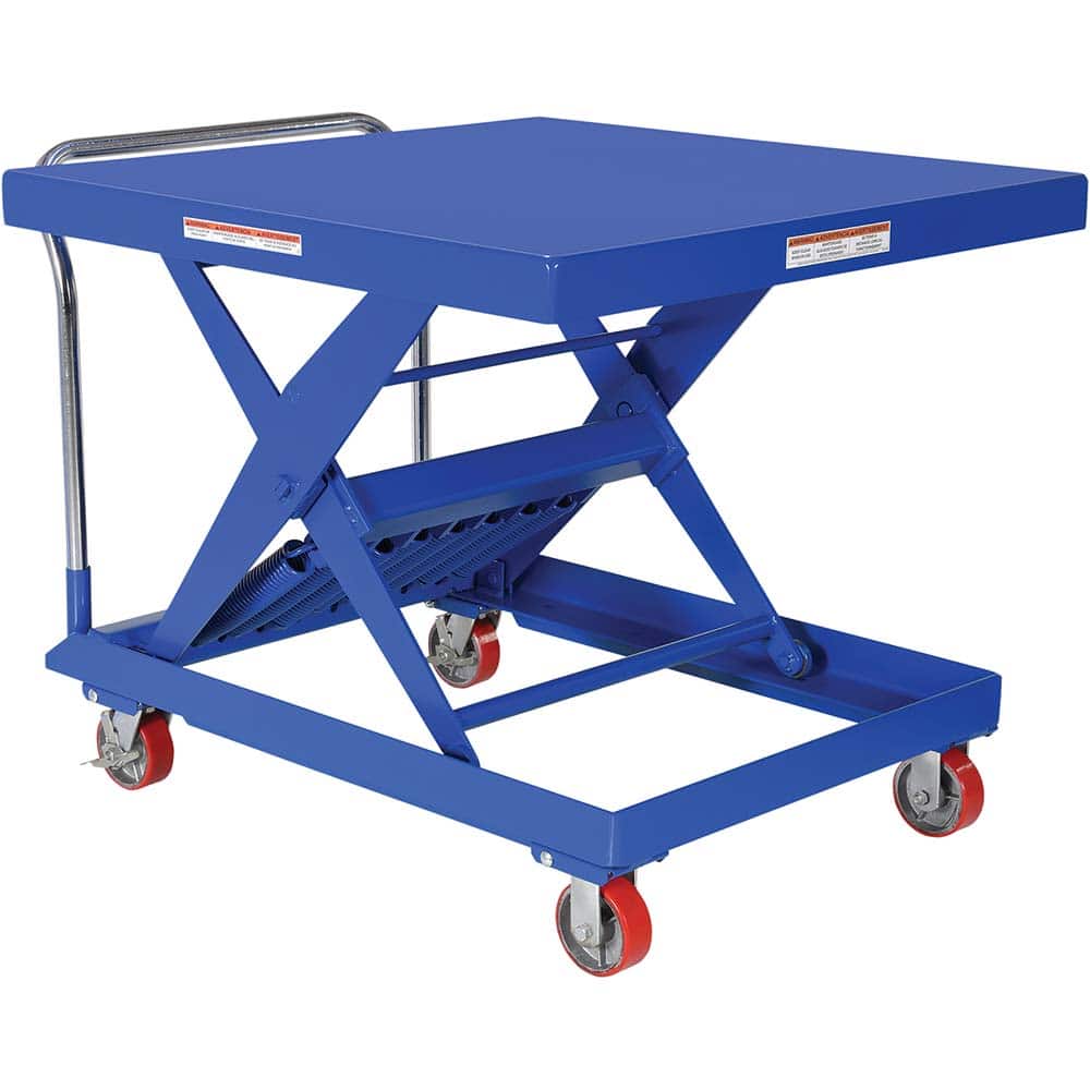 Vestil - Lifting Tables; Type: Auto Hite Cart ; Lift Style: Scissor ; Style: Tension Springs ; Load Capacity (Lb.): 2000.000 ; Minimum Height (Inch): 14 ; Lift Height (Inch): 34 - Exact Tooling