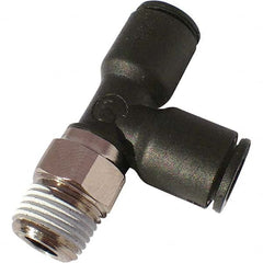 Legris - Plastic Push-To-Connect Tube Fittings Type: Male Run Tee Tube Outside Diameter (Inch): 3/16 - Exact Tooling