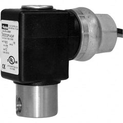 Parker - 120/60 - 110/50 VAC 1/8" NPT Port Stainless Steel Two-Way Direct Acting Solenoid Valve - Exact Tooling