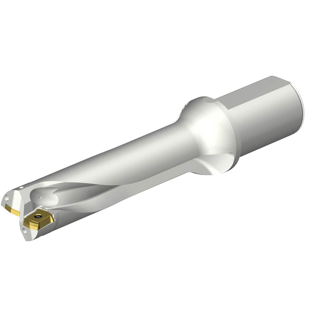 Sandvik Coromant - Indexable Insert Drills; Drill Style: DS20 ; Drill Diameter (mm): 42.00 ; Drill Diameter (Decimal Inch): 1.6535 ; Maximum Drill Depth (mm): 169.28 ; Shank Type: Straight with Flat ; Shank Diameter (mm): 50.0000 - Exact Tooling