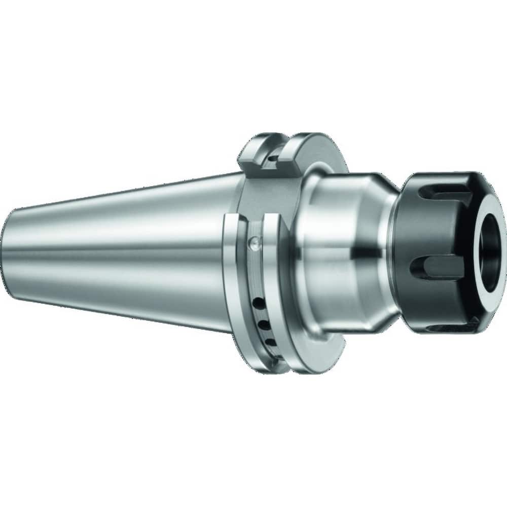 Schunk - Collet Chucks; Collet System: ER ; Collet Series: ER20 ; Shank Type: Taper ; Modular Connection Size: CAT40 ; Projection (Inch): 4 ; Through Coolant: Yes - Exact Tooling