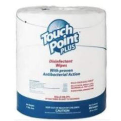 GoodEarth - Wipes; Type: Disinfectant ; Sheet Length (Inch): 8 ; Sheet Width (Inch): 6 ; Sheets per Package: 900 ; Color: White - Exact Tooling