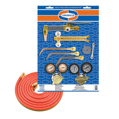 Made in USA - Oxygen/Acetylene Torch Kits; Type: Oxyacetylene; Hydrogen; MAP//Pro; Propane; Natural Gas ; Maximum Cutting: 2 (Inch); Welding Capacity: 1/4 (Inch); Maximum Heating Capacity: 5600?F ; Contents: Welding Handle 71; Cutting Attachment CA100; O - Exact Tooling