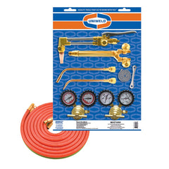 Made in USA - Oxygen/Acetylene Torch Kits; Type: Oxyacetylene; Hydrogen; MAP//Pro; Propane; Natural Gas ; Maximum Cutting: 2 (Inch); Welding Capacity: 1-1/4 (Inch); Maximum Heating Capacity: 5600?F ; Contents: Welding Handle WH550; Cutting Attachment CA5 - Exact Tooling