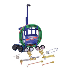 Made in USA - Oxygen/Acetylene Torch Kits; Type: Oxyacetylene; Hydrogen; MAP//Pro; Propane; Natural Gas ; Maximum Cutting: 2 (Inch); Welding Capacity: 1/4 (Inch); Maximum Heating Capacity: 5600?F ; Contents: Welding Handle 71; Cutting Attachment CA100; O - Exact Tooling