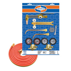 Made in USA - Oxygen/Acetylene Torch Kits; Type: Oxyacetylene; Hydrogen; MAP//Pro; Propane; Natural Gas ; Maximum Cutting: 2 (Inch); Welding Capacity: 1/4 (Inch); Maximum Heating Capacity: 5600?F ; Contents: Welding Handle 71; Cutting Attachment CA100; O - Exact Tooling