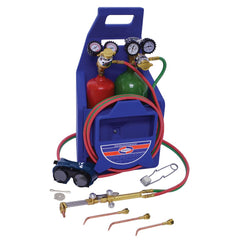 Made in USA - Oxygen/Acetylene Torch Kits; Type: Oxyacetylene; Hydrogen; MAP//Pro; Propane; Natural Gas ; Maximum Cutting: 2 (Inch); Welding Capacity: 1/4 (Inch); Maximum Heating Capacity: 5600?F ; Contents: Welding Handle 71; Cutting Attachment CA100; O - Exact Tooling