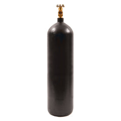 Made in USA - Oxygen/Acetylene Torch Accessories; Type: Nitrogen Tank ; Gas Type: Nitrogen ; Diameter (Inch): 7 ; Container Size: 60 Cu. Ft. ; CGA Inlet Connection: 580 ; Color: Black - Exact Tooling
