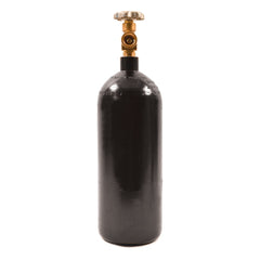 Made in USA - Oxygen/Acetylene Torch Accessories; Type: Nitrogen Tank ; Gas Type: Nitrogen ; Diameter (Inch): 5.25 ; Container Size: 20 Cubic Feet ; CGA Inlet Connection: 580 ; Color: Black - Exact Tooling