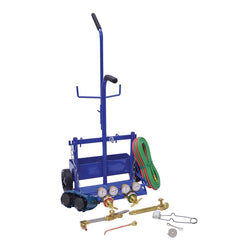 Made in USA - Oxygen/Acetylene Torch Kits; Type: Oxyacetylene ; Maximum Cutting: 2 (Inch); Welding Capacity: 1-1/4 (Inch); Maximum Heating Capacity: 5600?F ; Contents: Welding Handle WH550; Cutting Attachment CA550; Oxygen Regulator 12106; Fuel Gas Regul - Exact Tooling
