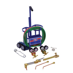 Made in USA - Oxygen/Acetylene Torch Kits; Type: Oxyacetylene; Hydrogen; MAP//Pro; Propane; Natural Gas ; Maximum Cutting: 2 (Inch); Welding Capacity: 1-1/4 (Inch); Maximum Heating Capacity: 5600?F ; Contents: Welding Handle WH550; Cutting Attachment CA5 - Exact Tooling