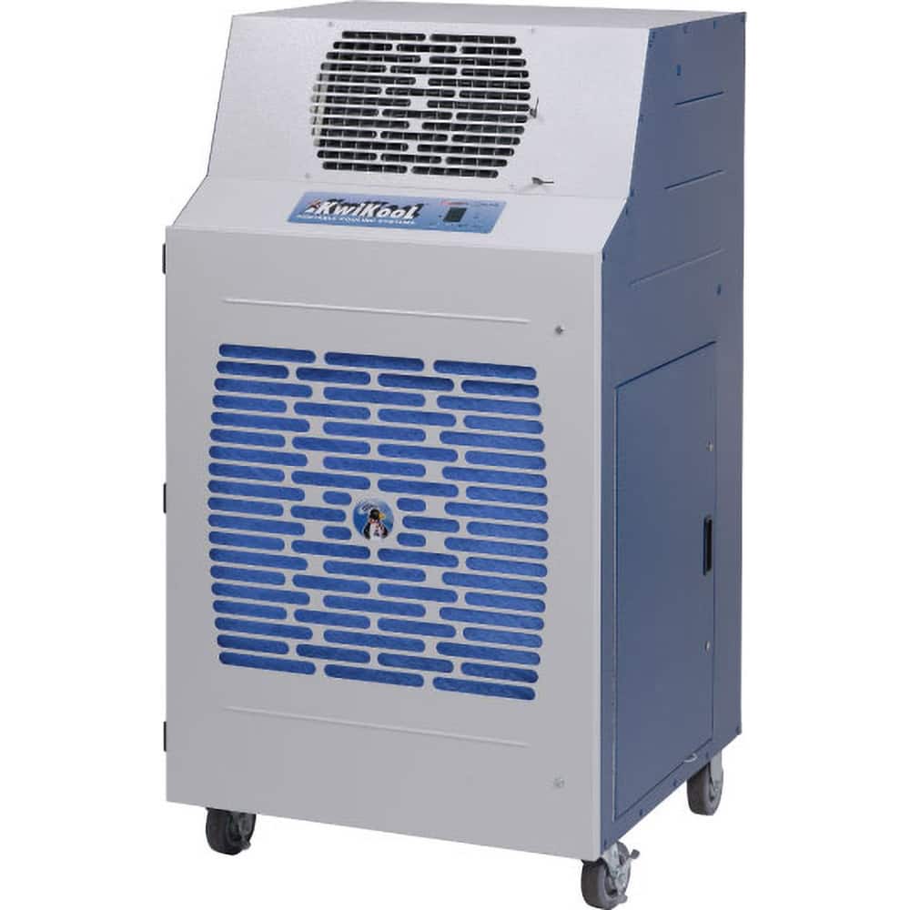 Kwikool - 60,000 BTU 10.4 Amp EER 8.45 2,000 CFM Portable Water-Cooled Primary and Back-up Air Conditioning - Exact Tooling