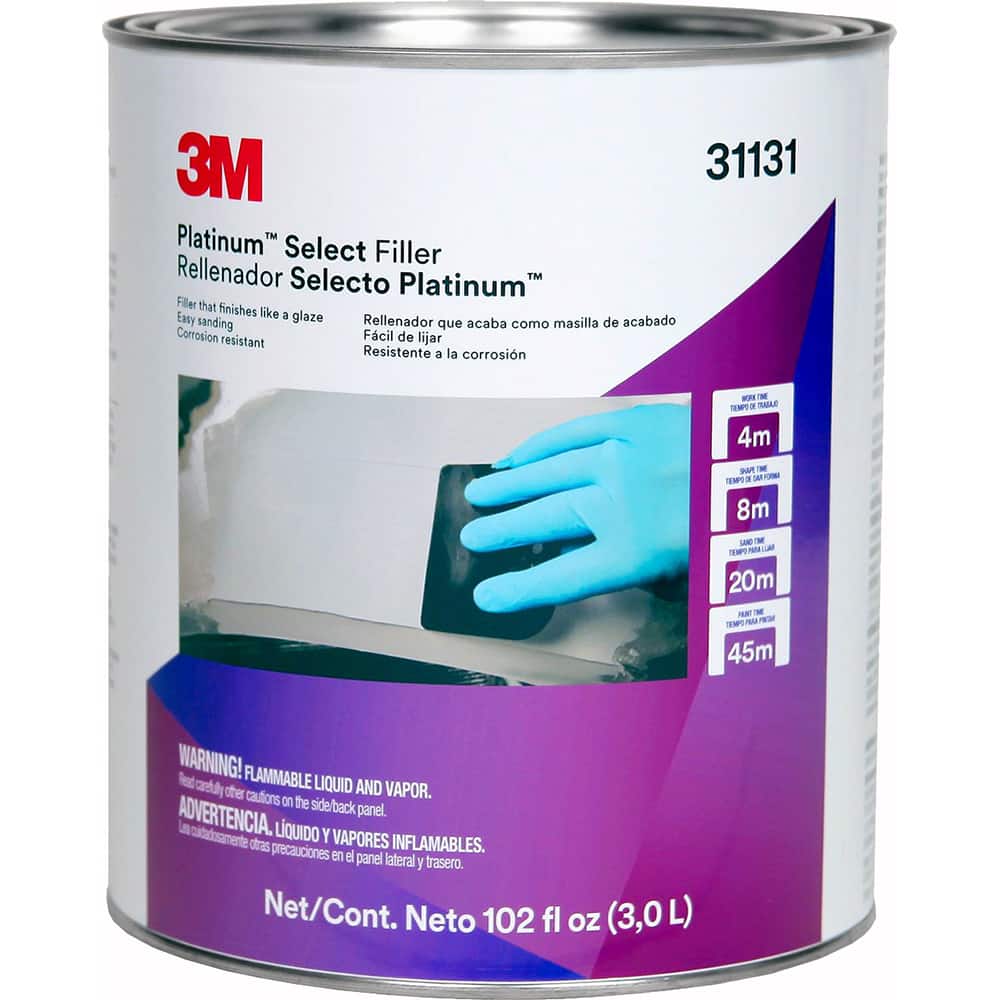 3M - Automotive Body Repair Fillers; Type: Body Filler ; Container Size: 1 Gal. ; Container Type: Can ; Color: Lavender - Exact Tooling