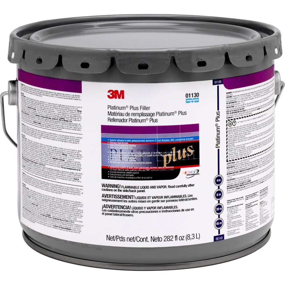 3M - Automotive Body Repair Fillers; Type: Body Filler ; Container Size: 3 Gal. ; Container Type: Pail ; Color: Gold - Exact Tooling