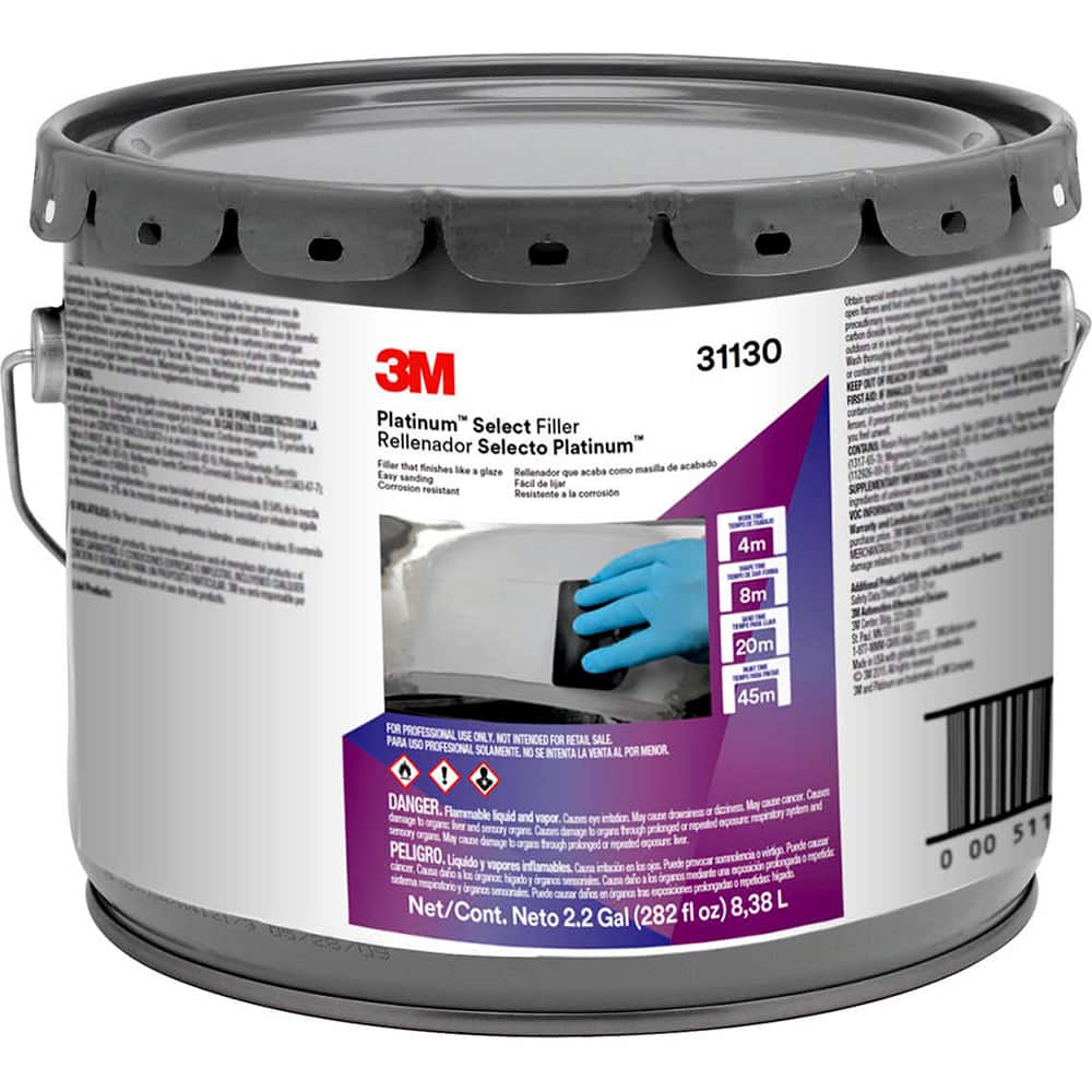 3M - Automotive Body Repair Fillers; Type: Body Filler ; Container Size: 3 Gal. ; Container Type: Pail ; Color: Lavender - Exact Tooling
