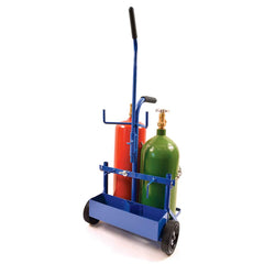 Made in USA - Oxygen/Acetylene Torch Accessories; Type: Carrying Stand ; Gas Type: Oxygen; Acetylene ; Color: Blue - Exact Tooling