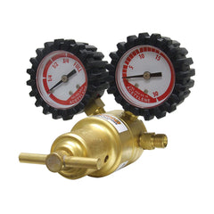 Made in USA - Welding Regulators; Gas Type: Acetylene ; CGA Inlet Connection: 200 ; Fitting Type: A ; Maximum Pressure (psi): 15.00 ; Thread Size: ?A? 24 (LH) ; Rotation: Clockwise - Exact Tooling