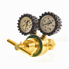 Made in USA - Welding Regulators; Gas Type: Oxygen ; CGA Inlet Connection: 540 ; Fitting Type: A; Male ; Maximum Pressure (psi): 4000.00 ; Thread Size: ?A? 24 (RH) ; Rotation: Clockwise - Exact Tooling