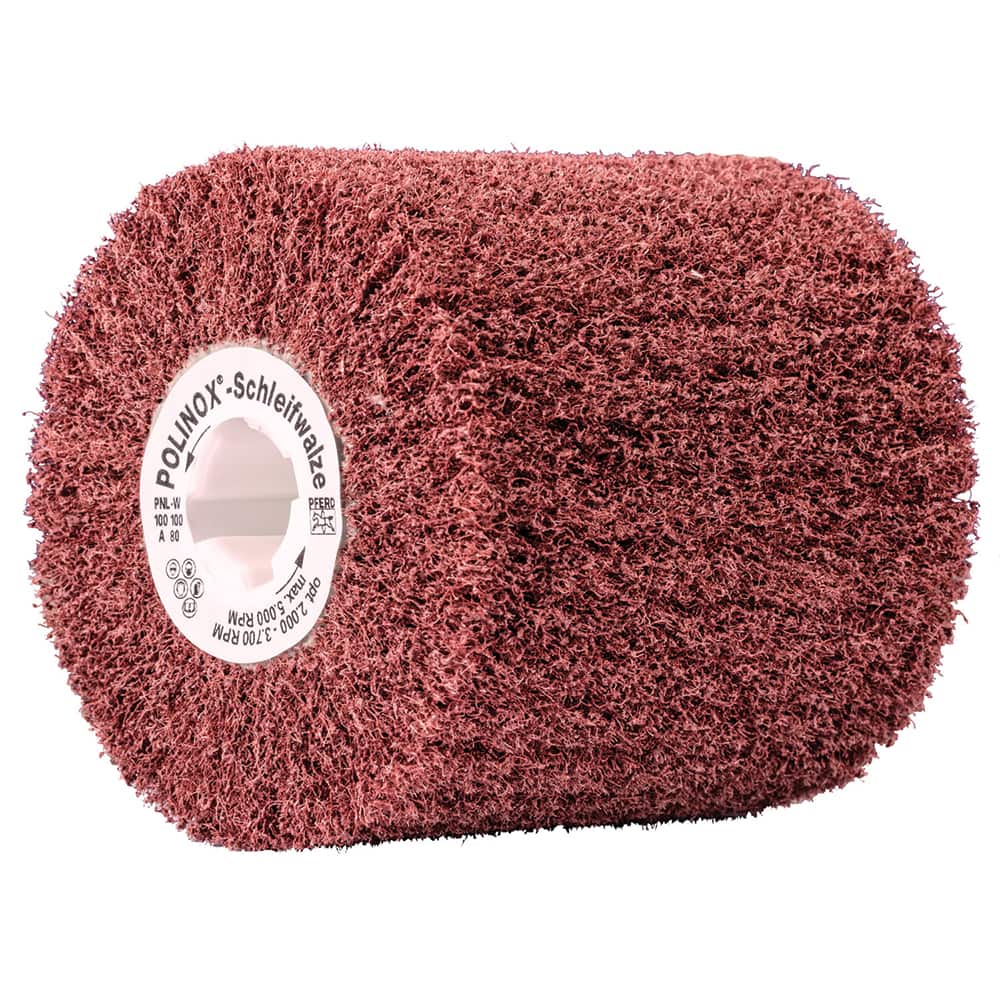 PFERD - Unmounted Flap Wheels; Abrasive Type: Non-Woven ; Outside Diameter (Inch): 4 ; Face Width (Inch): 4 ; Center Hole Thread Size: 5/8-11 ; Abrasive Material: Aluminum Oxide ; Grit: 80 - Exact Tooling