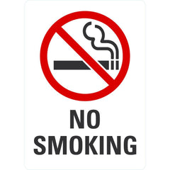 Lyle Signs - "No Smoking", 10" Wide x 14" High, Rigid HDPE Plastic Safety Sign - Exact Tooling